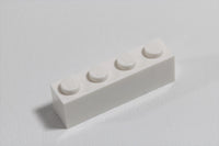 LEGO® White Brick 1 x 4 ID 3010 [Pack of 100 Bricks]